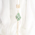 Natural Green Fluorite Meditation Healing Crystals, Feng Shui Hanging Ornament for Car, Home Decor