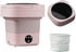 Portable Washing Machine, Mini Washer with 3 Modes for Deep Cleaning Underwear, Baby Clothes, Small Items (Pink)