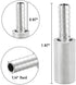 YOUHO 2PCS 0.5 Micron Diffusion Stone, Stainless Steel Aeration Stone with 1/4" Barb for Homebrew Wine Beer Soda