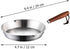 UPKOCH Small Egg Pan Frying Pan Skillet Non Stick Fry Pan Egg Pan Mini Omelet Pans Stainless Steel Pancake Maker Cookware Chef Pan Kitchen Oil Heating Pan for Home Kitchen 12cm by UPKOCH