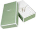 Pack 24 Caspari White Pearl Paper Linen Guest Towels, Monogram Initial W