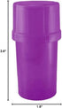 Storage Container with Built-In Grinder, Purple