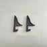 Teensery 12 Pcs Black Plastic Display Stand for Pictures, Photos, Decorative Plates, and Artworks