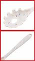 Silicone Pasta Fork (11.5"), High Heat Resistant to 480°F, Hygienic One Piece Design, Spaghetti Strainer