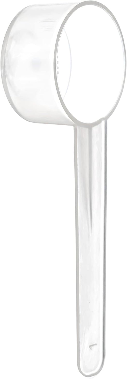 20 Measuring Spoons Set with Short Handle, Clear Plastic Scoops for Creatine, Coffee, Grains, BPA Free Kitchen Tools