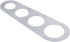 Stainless Steel Spaghetti Measurer, 4 Hole Portion Control Cooking Tool for Pasta Ruler