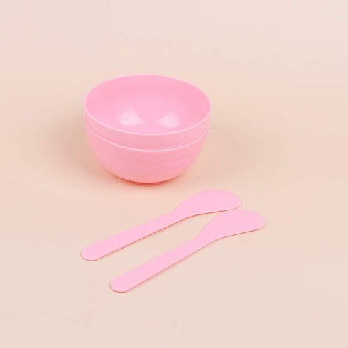 10 Sets Pink Slime Mixing Tool Bowls, Plastic Glue Mixer for Makeup Crafts, Crystal Mud Mixing Bowls