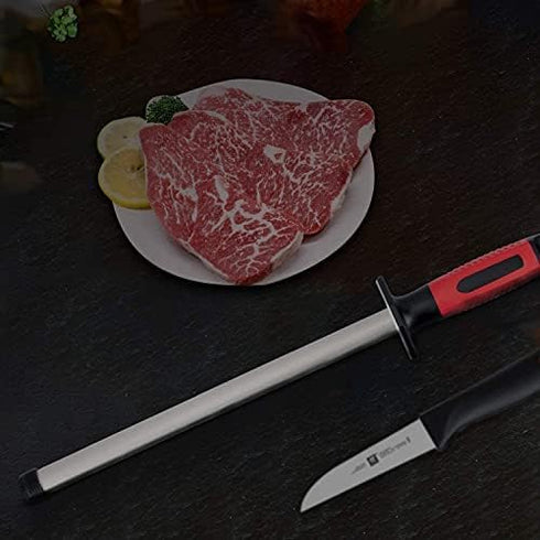 Kota Japan 12 in. Diamond/Ceramic Dual-use Professional Knife Sharpener Rod for Kitchen, Home or Hunting
