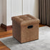 15 Inches 660 lb, ULSF030K01 SONGMICS Mazie Collection - Ottoman with Storage, Footstool, Storage Ottoman with Metal