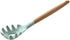 Pasta Server Silicone Cooking Utensil, BPA Free Non-Toxic Spaghetti Spoon with Natural Wood Handle