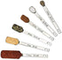 MEKBOK Heavy Duty Stainless Steel Measuring Spoons, Set of 6 for Dry or Liquid, Fits in Spice Jar
