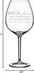 Wine Glass Goblet Funny You're Obviously Going To Be My Maid of Honor, Will You Be My Proposal (20 oz)
