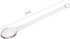 6 Pcs Clear Glass Spoons,Glass Stirring Teaspoons Coffee Spoon Rod Mixing Spoon Tea Stirrers for Home or Party,13mm/5.1inch