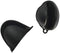 Mini Oven Mitts - Cooking Pinch Grips, Silicone Potholder for Kitchen Cooking 2pcs (Black)