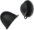 Mini Oven Mitts - Cooking Pinch Grips, Silicone Potholder for Kitchen Cooking 2pcs (Black)