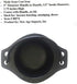 Cast Iron Cauldron w/Handle, Ideal for Smudging, Incense Burning, Candle Holder, 4" Diameter