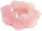 Carved Rose Quartz Gemstone Lotus Flower Crystal Ball Stand