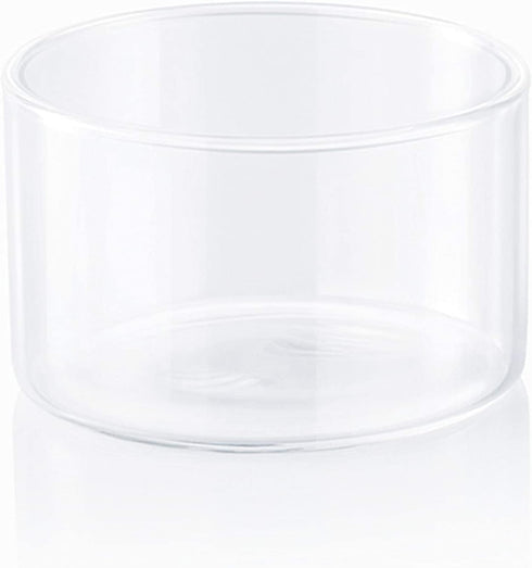 Borosil Small Glass Bowl for Dessert, 3.5 Oz, Set of 6, Lightweight Borosilicate Glass, Oven Safe, Clear Bowls