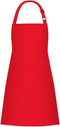 1 Pack Red Bib Aprons with 2 Pockets for Cooking Chef Kitchen, Suitable for Women and Men
