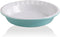 Sweejar Ceramic 10.4 Inches Pie Pan for Baking, Deep Fluted Non-Stick Pie Plate for Pumpkin & Apple Pie