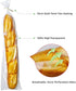 200Pcs 11 18 Inch Gusset x Bottom Bread Bags with Ties, Clear Plastic Micro Perforated Bags for Homemade Bread