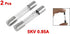 uxcell 2 Pcs Microwave Oven 6 x 40mm Axial Glass Fuse Tubes, 850mA 0.85A 5KV (Pack of 2)