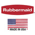 Rubbermaid White Dual-Action Swing Lid Trash Can, 11.25 Gallon