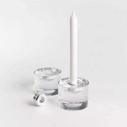 Orrefors Set of 2 Lightswitch Votive Adapter