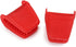 Dexas Micromitt Silicone Oven Mitts - Heat Resistant to 450°F, Set of 2, Non-Slip Grip, Red