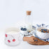 YumCute Home 4 Inch 17 Oz Enamel Milk Pot, Small Saucepan Butter Warmer with Wooden Handle for Heating Smaller Liquid