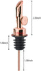 spouts304stainless (304) 4pcs MEETSWEET Olive oil dispenser spout, pour steel automatic opening and closing spout