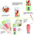Portable Blender for Fruit Juice, 6 Blades Juicer Cup, USB Rechargeable, 380ML Personal Blender (Purple)