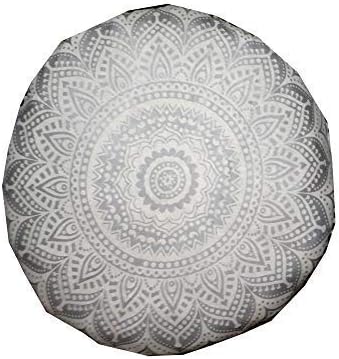 32" Large Round seat Floor Cushion Chair Ottoman Cover Pouf Pillow Meditation Floor Cushions for Adults Seating pouffe