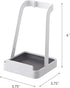 YAMAZAKI Home Ladle Holder, Lid Stand for Utensils in Kitchen, Steel, Water Resistant, White