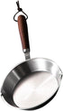 UPKOCH Small Egg Frying Pan, Non Stick Skillet for Mini Omelets, Stainless Steel Pancake Maker (12cm)