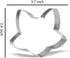 Keewah 3.7 Inch Fox Head Cookie Cutter, Stainless Steel