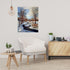 Scenery Winter Stream with Snow Landscape Wall Decor Art Print Poster (16x20)