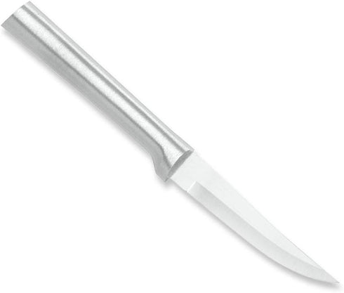 Rada Cutlery Heavy Duty Paring Knife, 7-1/8 Inches, Silver Aluminum Handle with Stainless Steel Blade