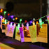 20 LED Photo Clip Starry Lights with Remote, Fairy Twinkle Lights for Home Decor, Christmas Party