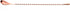 Barfly Copper Teardrop Bar Spoon - End 11 13/16" (30 cm)