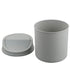 2 Liter Mini Desktop Trash Can with Swing Lid, Tiny Garbage Can Trash Bin (Grey)