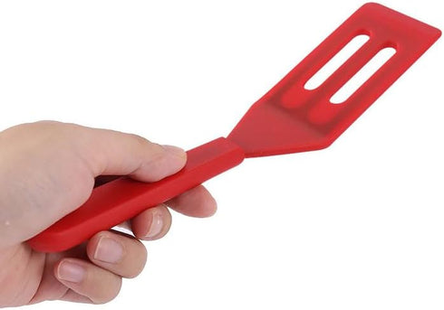 2 Pack Kunovo Small Spatula for Nonstick Cookware, Heat-Resistant Silicone Thin Spatula for Baking