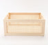 Rectangular Storage and Decor Basket, Wood Box, Natural Pine and Bamboo Material