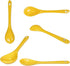 2 Pcs Each of 8 Color Porcelain Egg Spoons, 5 Inch Ceramic Spoons for Coffee, Dessert, Yogurt, and Tea