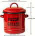 Emptycolor 46oz Bacon Grease Saver with Strainer Grease Container for Kitchen, Cooking Oil Bacon Fat Storage Can Jar