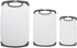 Restaurantware Comfy Grip Cutting Board Set, 3-Piece Food-Grade Kitchen Board Set with TPR Border and Handle