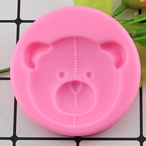 JQS Bear Shape Silicone Mold - Fondant Molds Cake Decorating Tools for Sugar Craft Kitchen Baking and Chocolate Mould