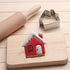 Small Key and House Cookie Cutters Set - Stainless Steel