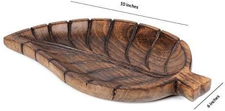 Counter-tops Wooden Tray for Ottoman Serving Tea Coffee Trays Cups-Dining Table Decor Accessories Vanity Home Organizer