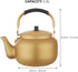 Vintage Aluminum Kettle Large Water Kettle Induction Kettle Teakettle Teapot Makgeolli Teapot Handle Design Water Heating Kettle Tea Kettle Metal Water Pot Boiler Gas Stove by CAXUSD